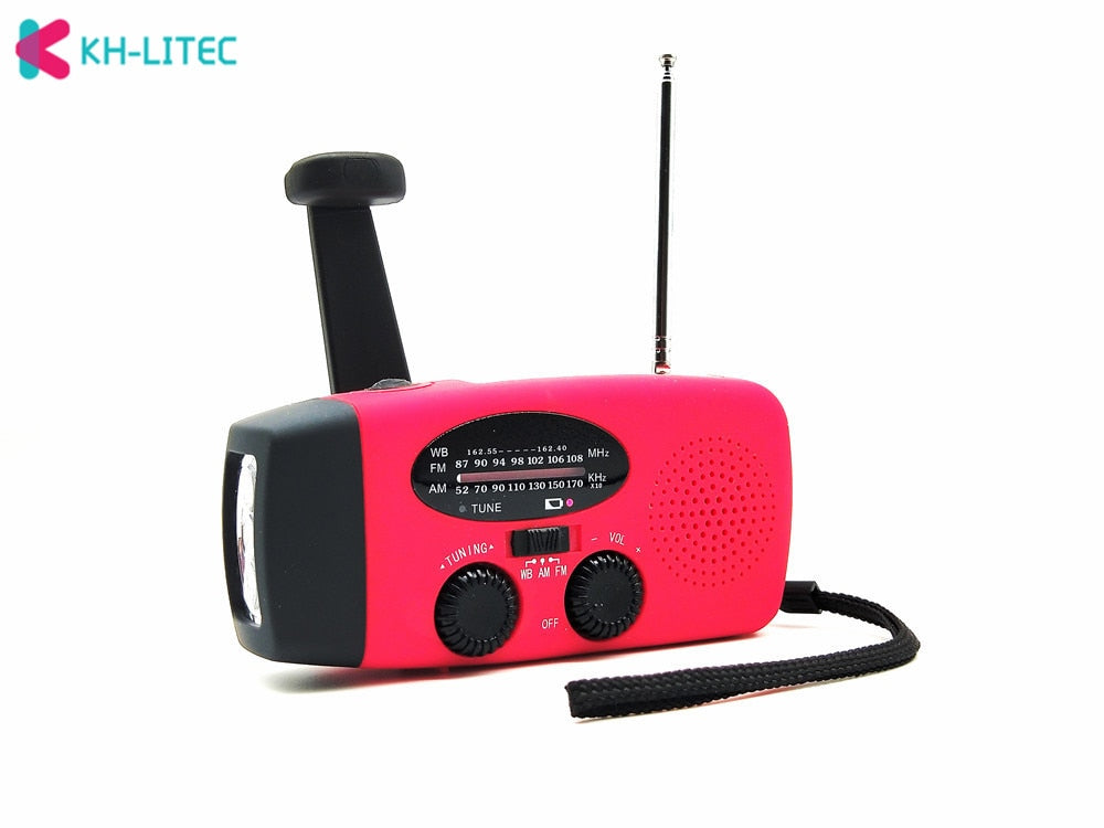 3 in1 Emergency Charger Hand Crank Radio LED Light