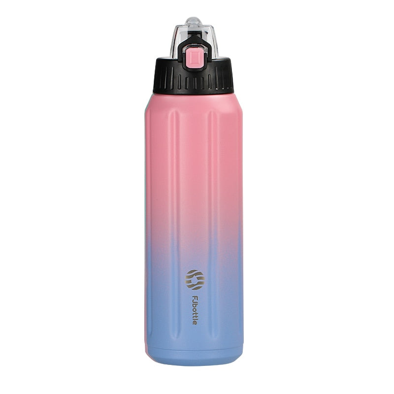 Double Wall Insulated Thermos, Sports Bottle, 600ml, 18/10 Stainless Steel, Vacuum Flask, Insulated Tumbler, Leak Proof ,Customize