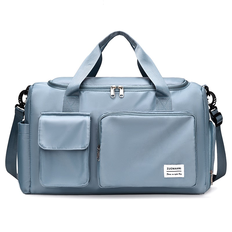 Travel Bag Luggage Handbag Women's Shoulder Bag Large Capacity Waterproof Nylon Sports Gym Bag Ladies Crossbody Bag