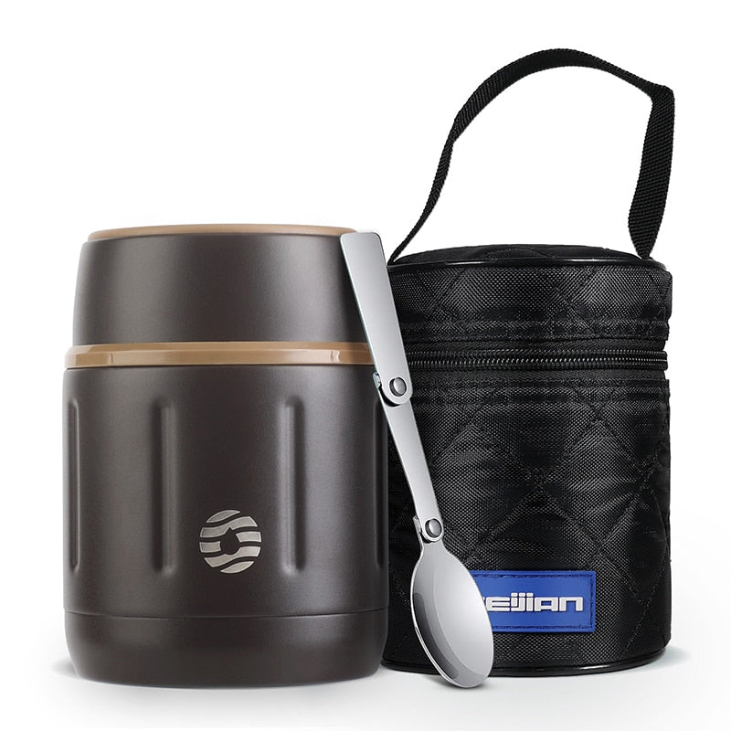 Hot/ Cold Food Thermos 316 Stainless Steel Vacuum Insulated Food Jar With Spoon