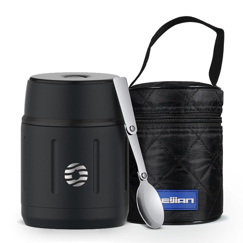 Hot/ Cold Food Thermos 316 Stainless Steel Vacuum Insulated Food Jar With Spoon