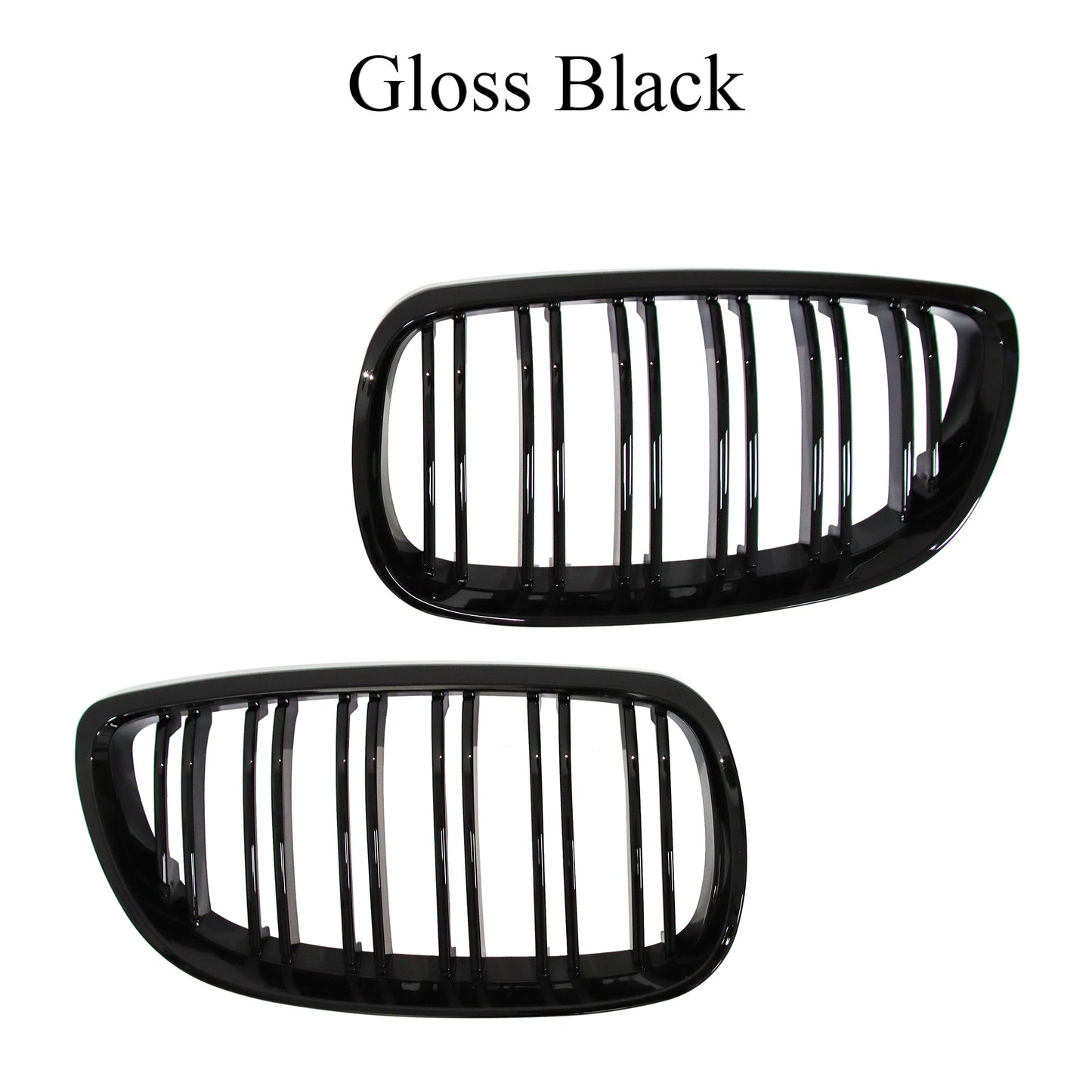 Front Kidney Grill Gloss Black M Color Fit BMW 3 Series E92 E93 M3 2007 - 2010 325xi 320i 325i 325i 328i 330i 335i xDrive