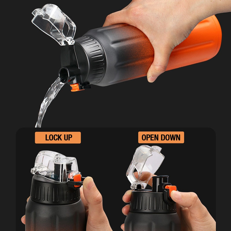 Double Wall Insulated Thermos, Sports Bottle, 600ml, 18/10 Stainless Steel, Vacuum Flask, Insulated Tumbler, Leak Proof ,Customize