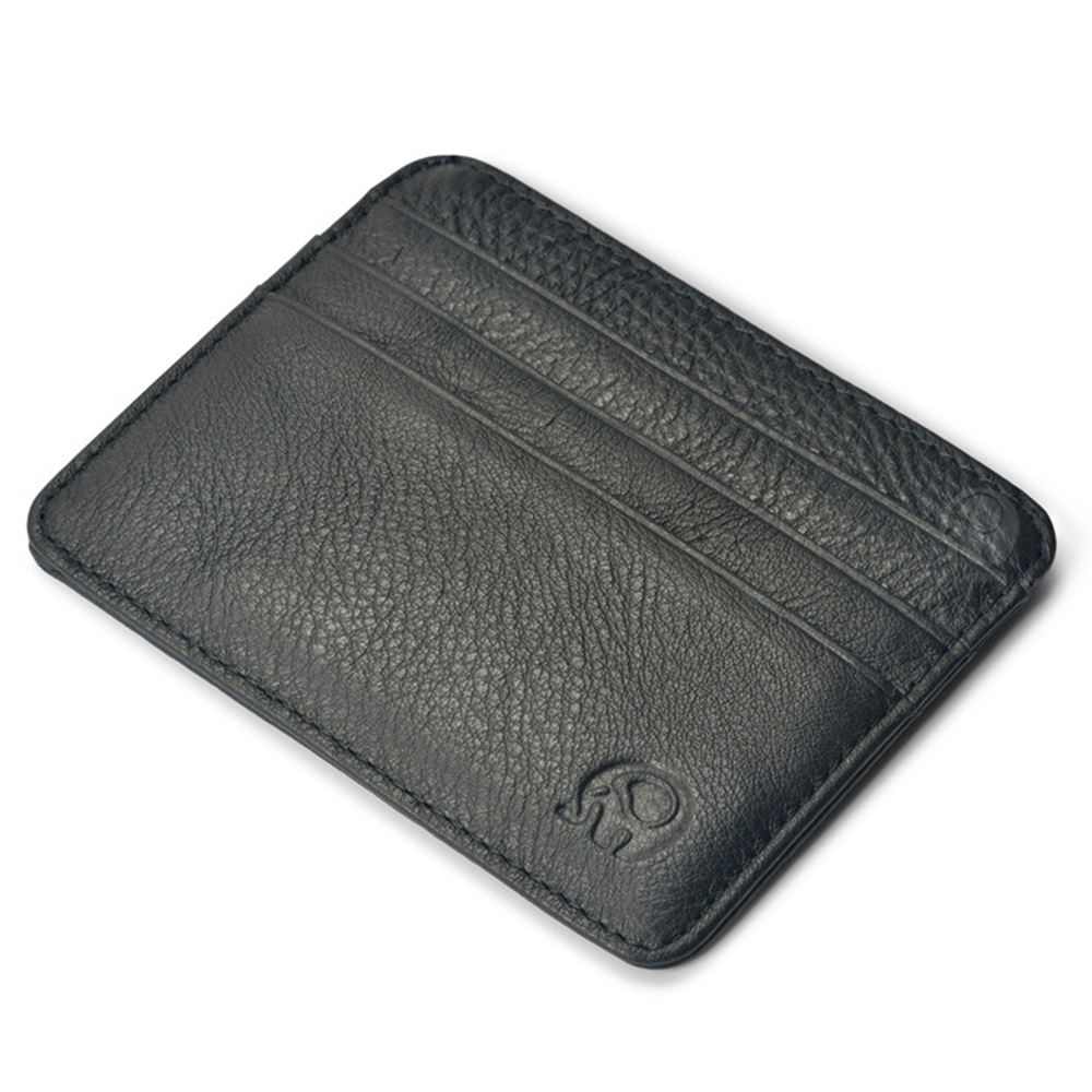Fashion Cowhide Leather Wallet Driving Document Bag Mini ID Card Holder Men's Wallet Cardholder