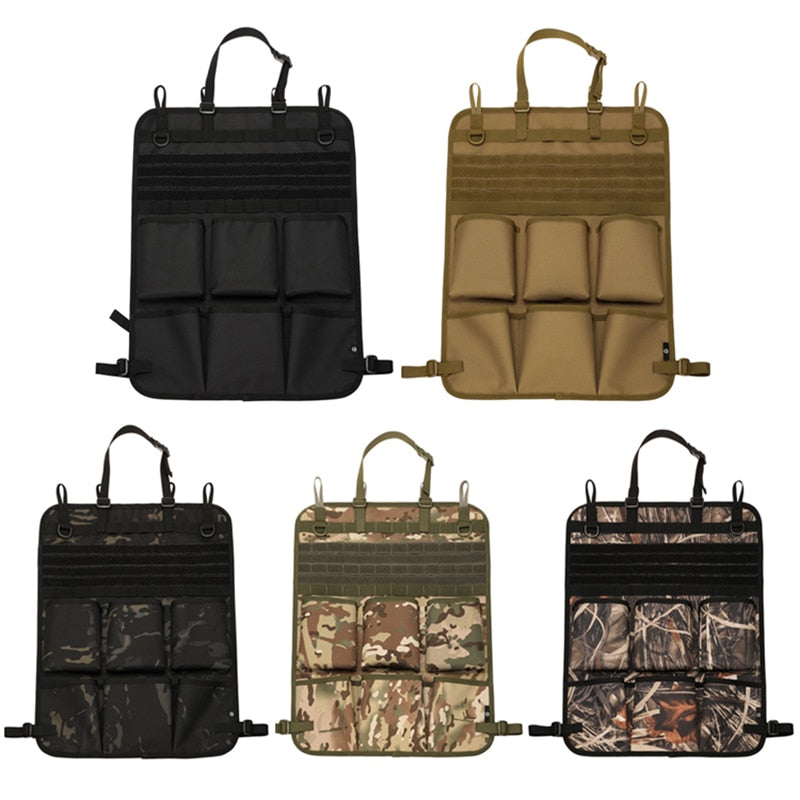 Car Organizer Seat Back Storage Bag Multifunction Camo Hanging Bags Car Stowing Tidying Pocket Interior Accessories 1 Piece