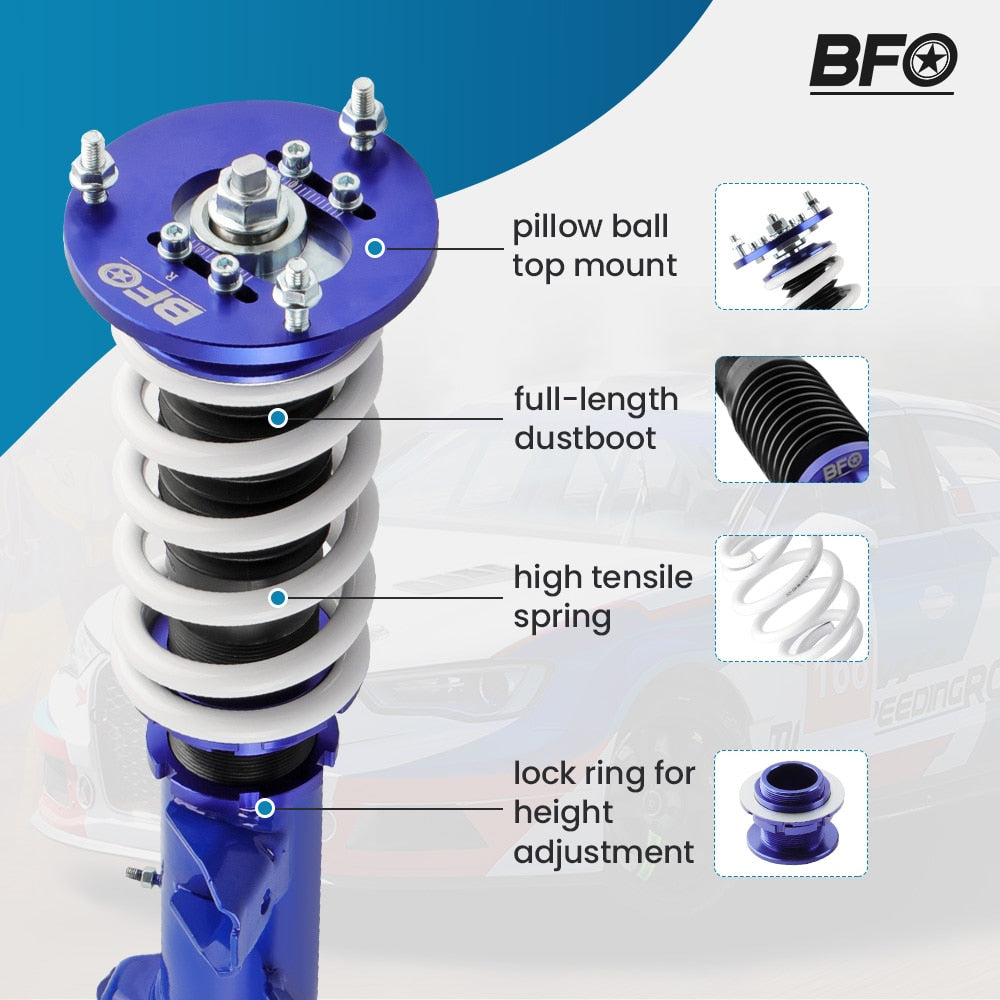 BMW 3 Series E36 318i 318is 318ic 323i 323ic 328i M3 Coilover Lowering kit