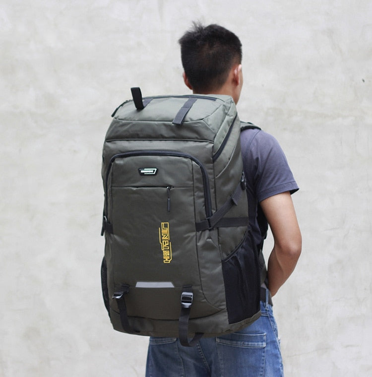 80L 50L Outdoor Backpack Climbing Travel Rucksack Sports Camping Backpack Hiking School Bag Pack For Male Female Women