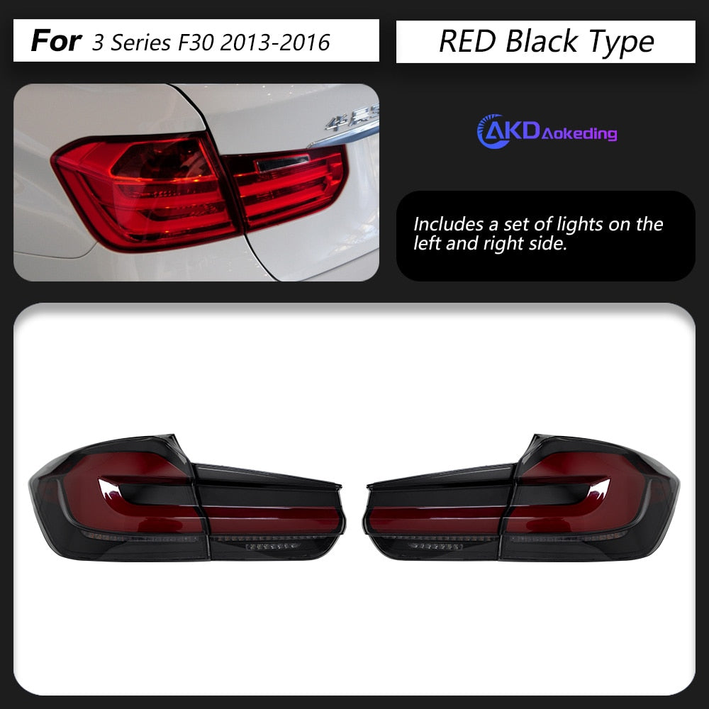 BMW F30 LED Tail Light 2013-2018 F35 F80 3D Rear Lamp 318i 320i 325i 330i 335i DRL Signal Auto Accessories