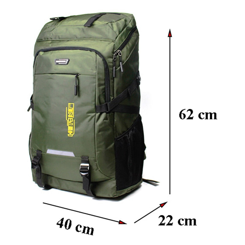 80L 50L Outdoor Backpack Climbing Travel Rucksack Sports Camping Backpack Hiking School Bag Pack For Male Female Women