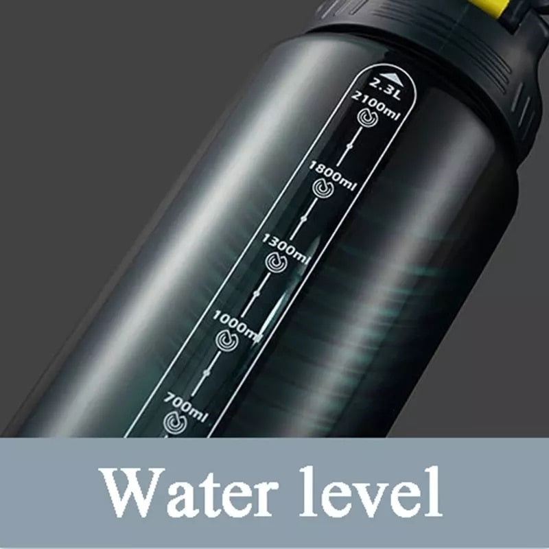 2 Liter Water Bottle With Straw Drink Bottle Large Capacity Fitness Jugs Portable Travel Sports Plastic Water Cup