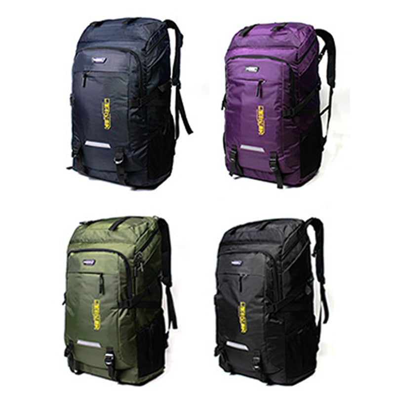 80L 50L Outdoor Backpack Climbing Travel Rucksack Sports Camping Backpack Hiking School Bag Pack For Male Female Women