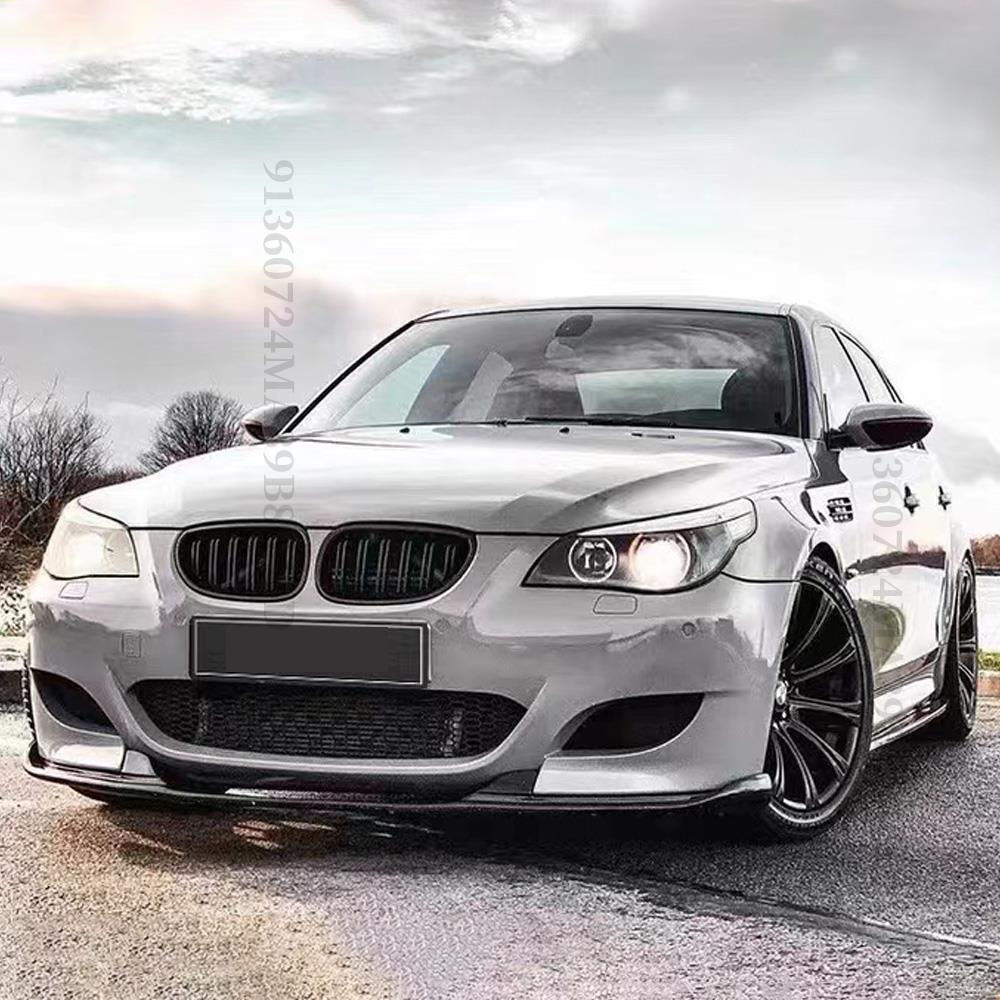 Front Bumper Kidney Grille Grill Hood Mesh Double Line For BMW E60 M5 E61 520i 545i 550i 535i 2003-2010 5 Series Refit Body Kit