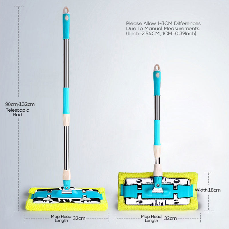 Floor Mop Flat Mop Wash Free 360° Rotate Brand Custom New Mop Wet Quick-Drying No Watermark High Quality Lazy Mops