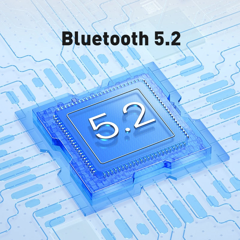 Bluetooth 5.2 Earphones, Active Noise Cancelling Headphones, low latency, 4-mic ENC noise reduction