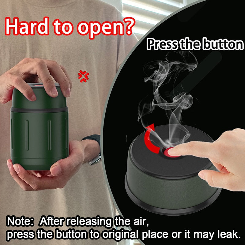 Hot/ Cold Food Thermos 316 Stainless Steel Vacuum Insulated Food Jar With Spoon