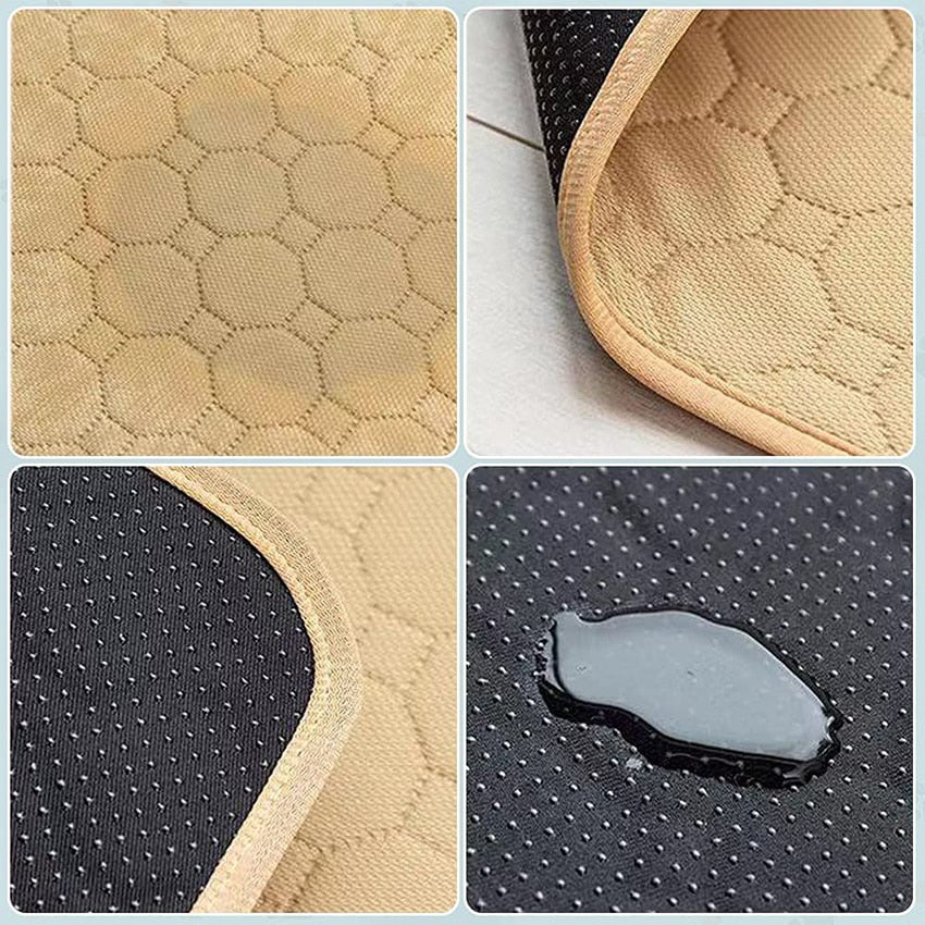 Dog Training Pad Washable Pet Pee Mat Super Absorbent Non-Slip Puppy Crate Mat Reusable Incontinence Pads for Dogs Cats