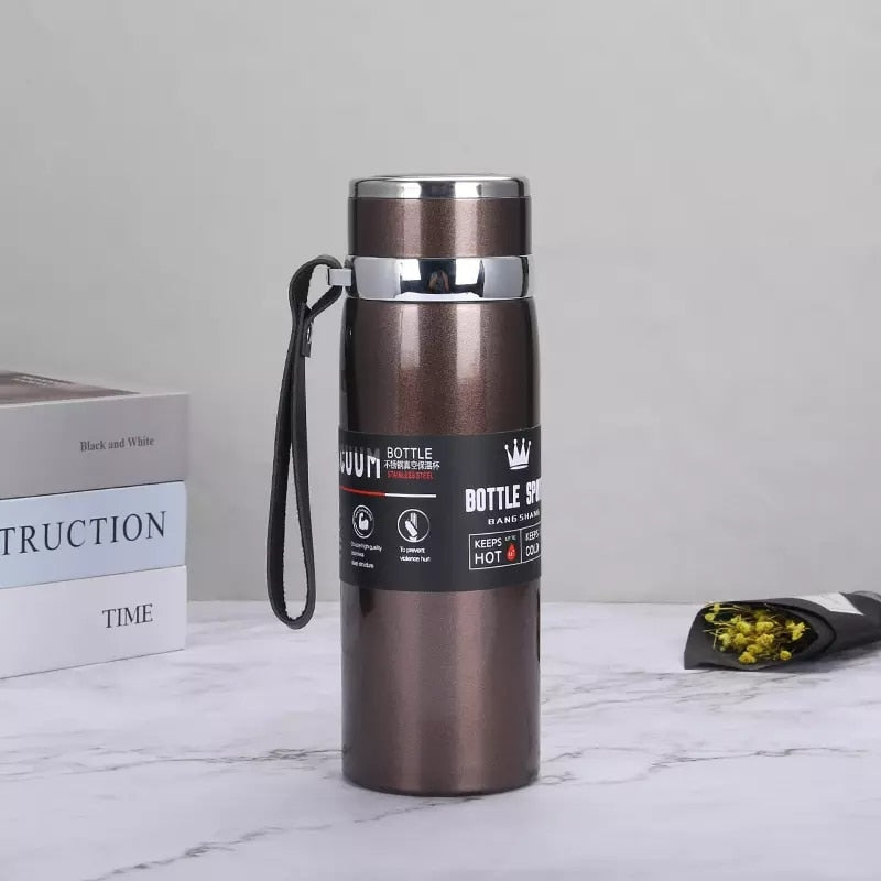 1000ml/800ml/600ml Double Stainless Steel Vacuum Flask Travel Office Fitness Thermos Water Bottle Coffee Tea Insulated Cup Mug