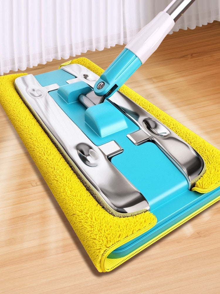 Floor Mop Flat Mop Wash Free 360° Rotate Brand Custom New Mop Wet Quick-Drying No Watermark High Quality Lazy Mops