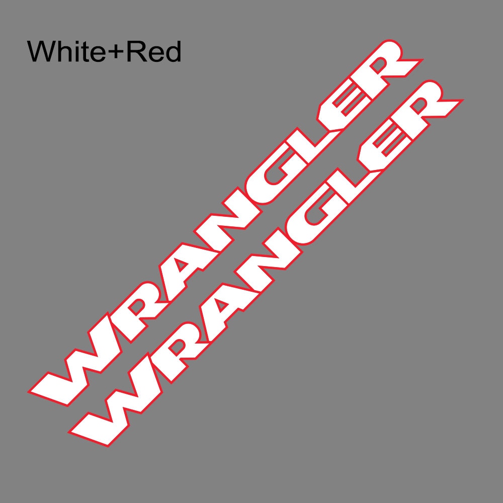 2PCS Car Hood Cover Engine Stickers For Jeep Wrangler JK JL TJ YJ Unlimited Sahara DIY Tuning Accessories Vinyl Bonnet Decals