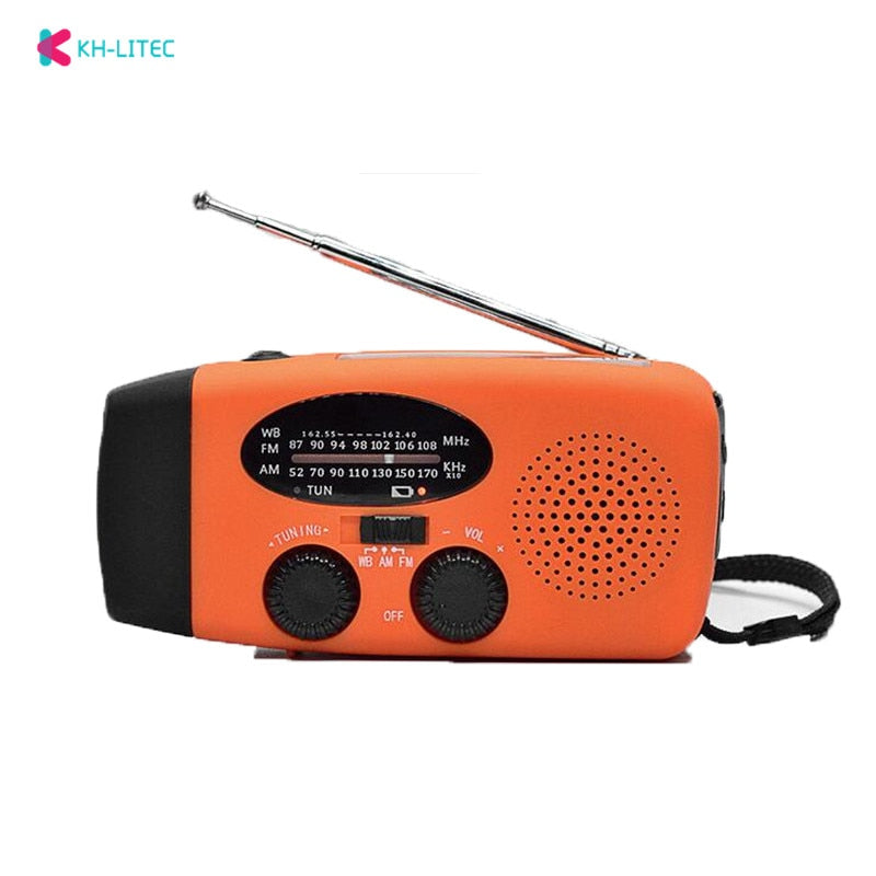 3 in1 Emergency Charger Hand Crank Radio LED Light