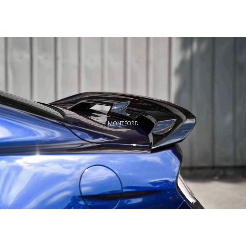 For Ford Mustang spoiler 2015-2021 ABS Plastic Material Unpainted Color Rear Roof Spoiler Wing Trunk Lip Boot Cover Car Styling