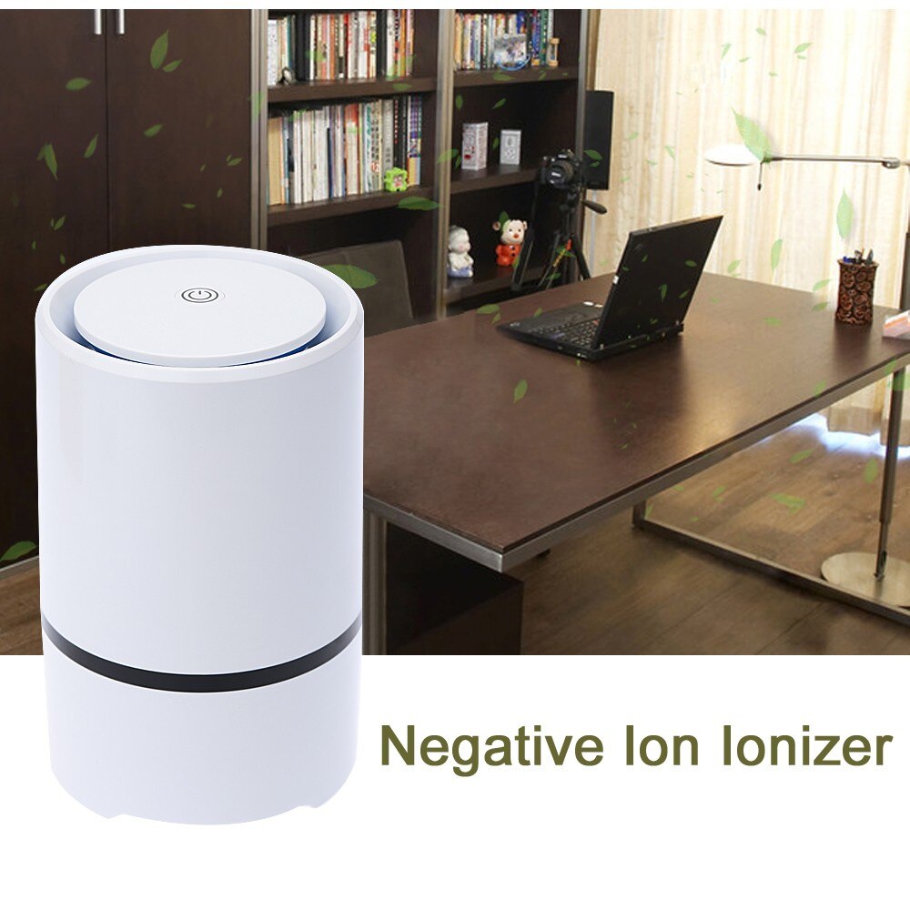 Air Purifier with True Hepa Filter, Odor Allergies Eliminator for Smokers, Smoke, Dust, Mold, Home and Pets, Air Cleaner