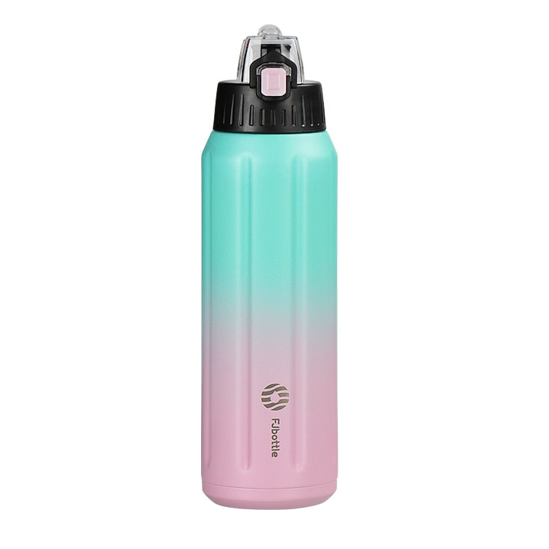 Double Wall Insulated Thermos, Sports Bottle, 600ml, 18/10 Stainless Steel, Vacuum Flask, Insulated Tumbler, Leak Proof ,Customize
