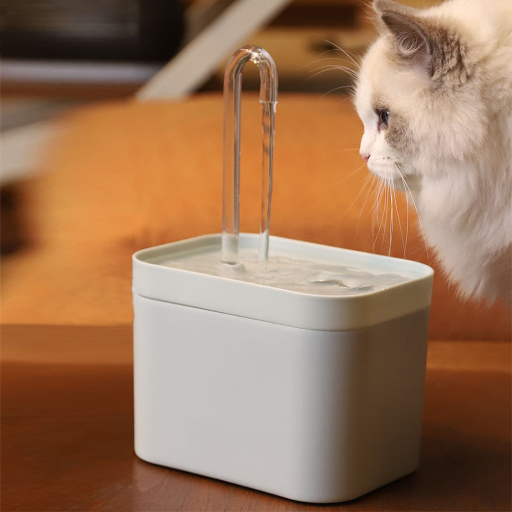 Cat Water Fountain Auto Filter USB Electric Drinker Bowl 1.5L Recirculating Drinker for Cats Pet Water Dispenser
