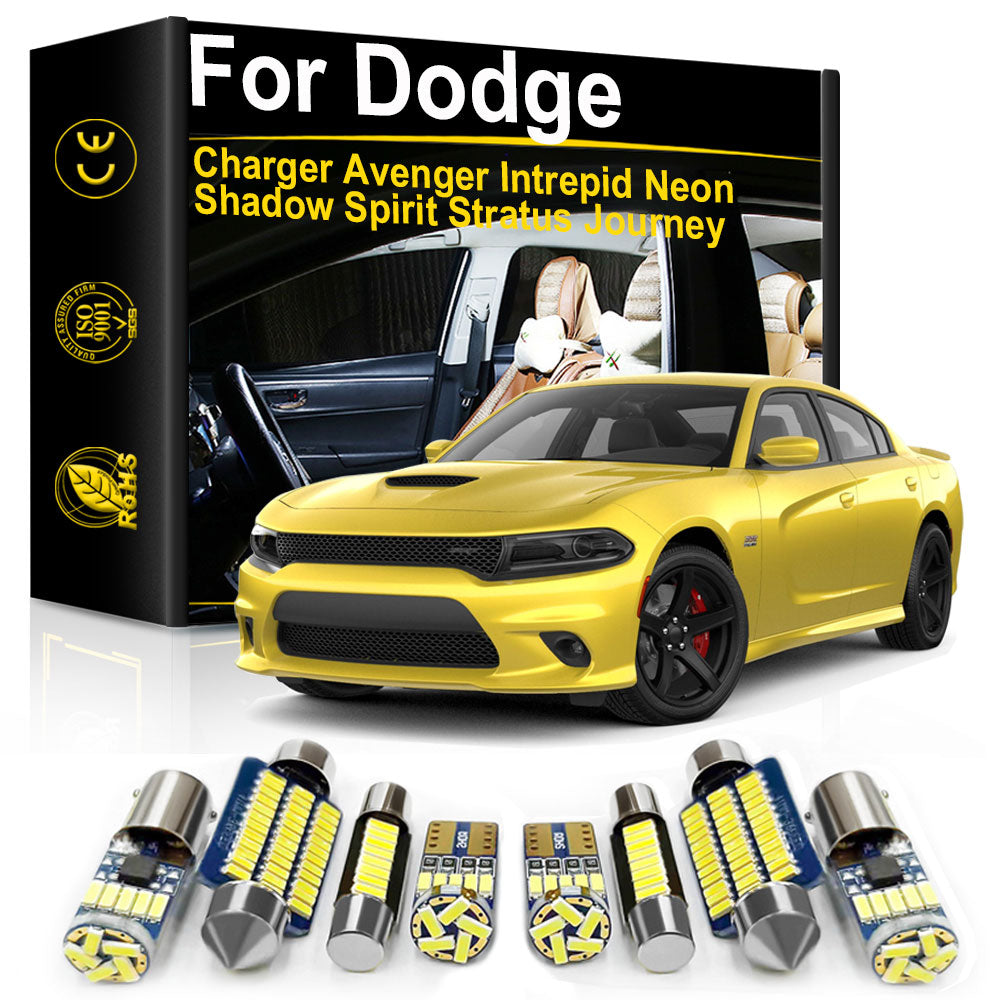 For Dodge Charger Avenger Intrepid Neon Shadow Spirit Stratus Journey Car LED Interior Light Canbus Accessories Indoor Lamp