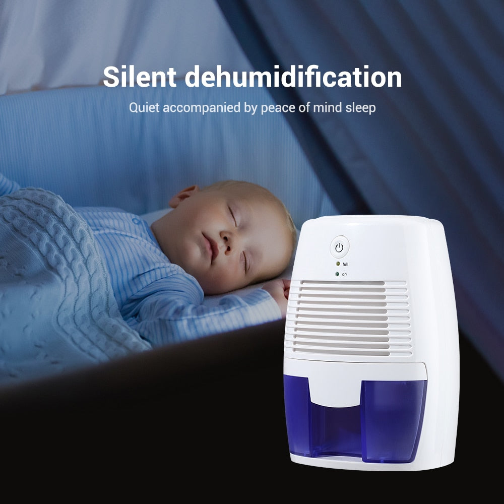 Portable Dehumidifier Air Purifier USB Mute Moisture Absorbers Air Dryer For Home Room Office Kitchen Deodorizer Dryer