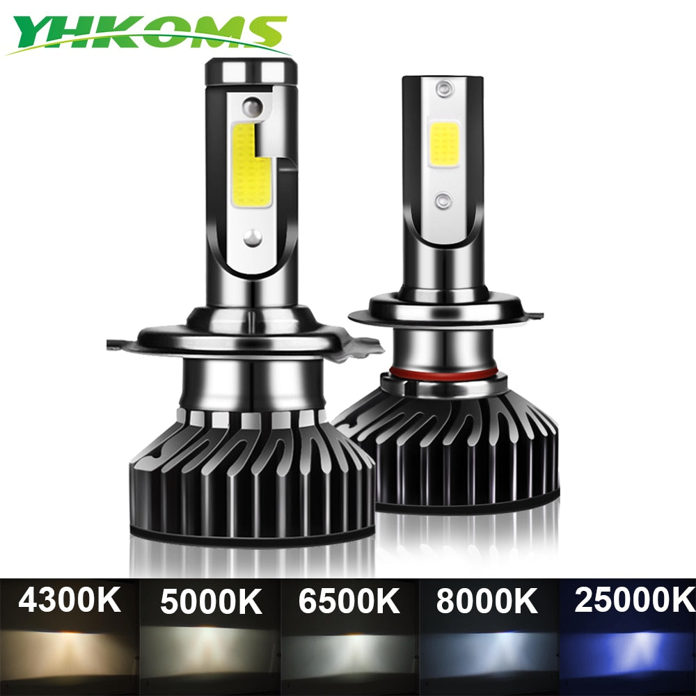 LED Headlight Bulb 80W 14000LM Car Headlight H4 H7 H1 LED H8 H9 H11 4300K 5000K 6500K 8000K 25000K Auto fog Light 80W 16000LM 12V LED Bulb