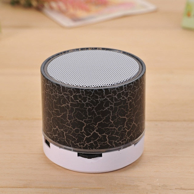 Bluetooth Mini Speaker Wireless Speaker Colorful LED TF Card USB Subwoofer Portable MP3 Music Sound Column For PC Phone