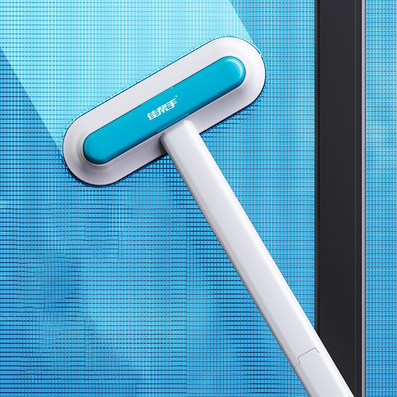 Window Brush Artifact Multi-function Glass Wipe Window Wiper Home Cleaning Tool Double-Sided Glass Wiper Pet Hair Brush