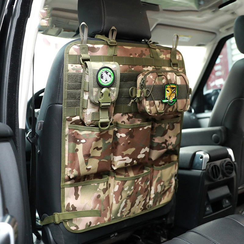 Military style back seat organizer - Euro World Autoparts
