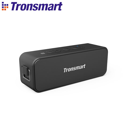 Tronsmart T2 Plus Bluetooth 5.0 Speaker 20W Portable Speaker 24H Column IPX7 Soundbar with NFC,Voice Assistant,Micro SD